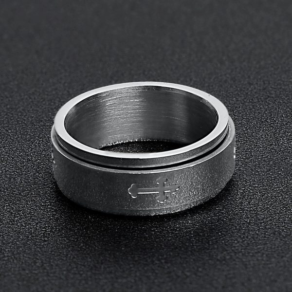 SRJ2280-CrossSpinnerCenterHighlyPolishedStainlessSteelRing.jpg