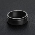SRJ2572-BlackEnamelStainlessSteelSpinnerCenterRing.jpg