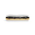 SSU011-RomanNumerals18KGoldBlackSpinnerStainlessSteelRing_3.jpg