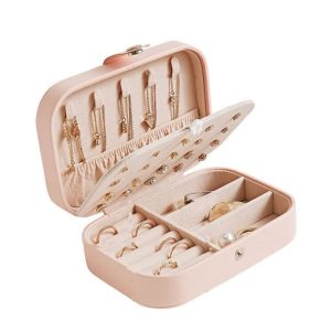 3 layers pu leather jewelry storage box