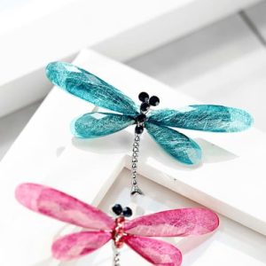 alloy resin dragonfly minimalist brooch