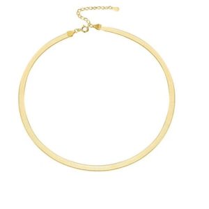 snake bone chain gold cold wind personality clavicle titanium steel necklace