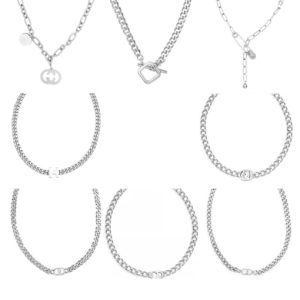 titanium steel geometric vintage necklace