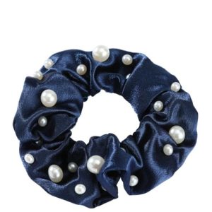 trend satin silk pearl hair tie hair barrette/multi-color optional
