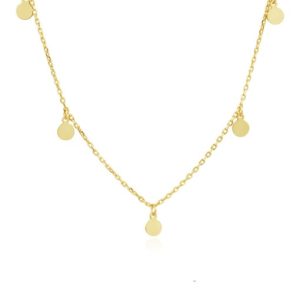 925 sterling silver geometric minimalist necklace