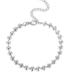 925 sterling silver dainty link bracelet