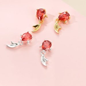 925 sterling silver dolphin minimalist stud earring