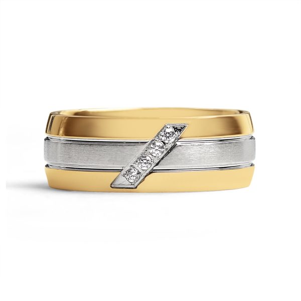 ZRJ0030-18KGoldPlatedPolishedGroovePatternStainlessSteelRingWithCZAccents_6.jpg