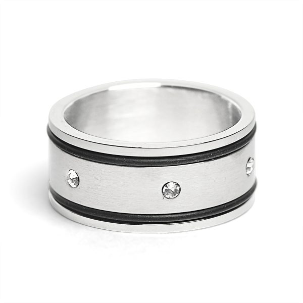 ZRJ2005-CZStonesWithRubberAccentsHighlyPolishedStainlessSteelRing_3.jpg