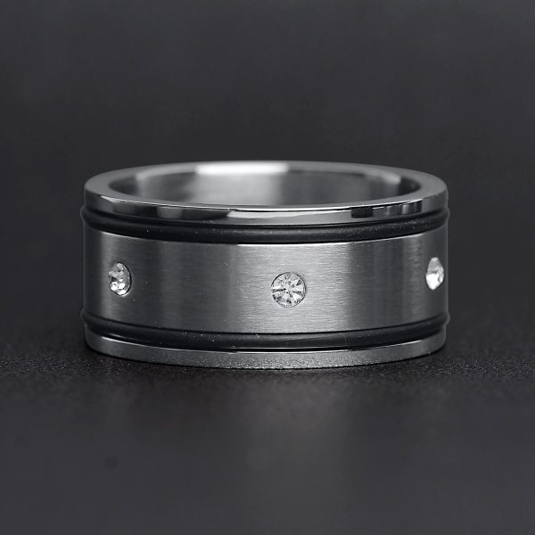 ZRJ2005-CZStonesWithRubberAccentsHighlyPolishedStainlessSteelRing_Black1.jpg