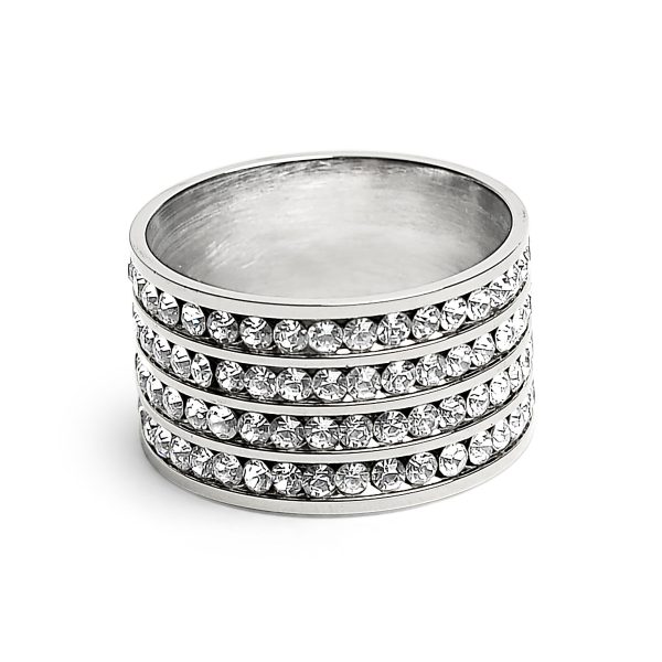 ZRJ9009-CZEternityQuadrupleStainlessSteelRing.jpg