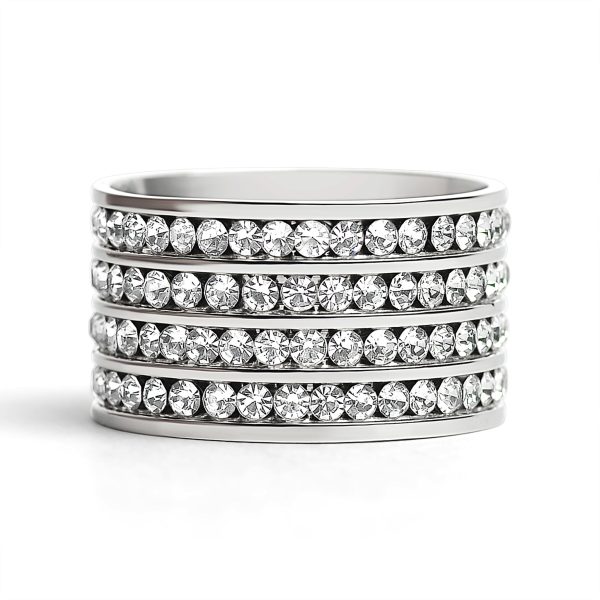 ZRJ9009-CZEternityQuadrupleStainlessSteelRing_Front2.jpg