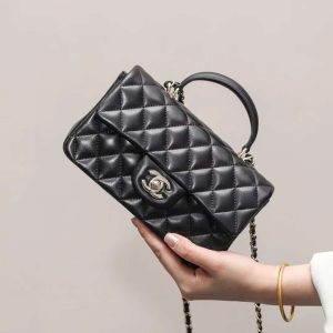CHANEL  CF handle wrist bag