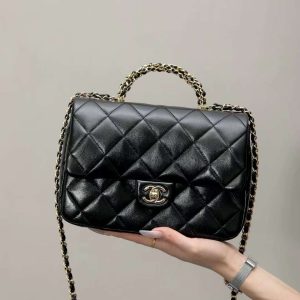 CHANEL mouth cover with handle