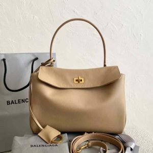 BALENCIAGA Women’s Rodeo  Handbag in Latte