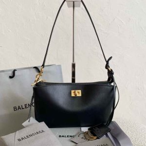 balenciaga Women’s Rodeo Sling Pochette in Black