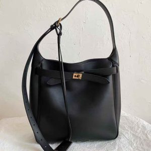BALENCIAGA Women’s Bel Air Small Hobo Bag in Latte