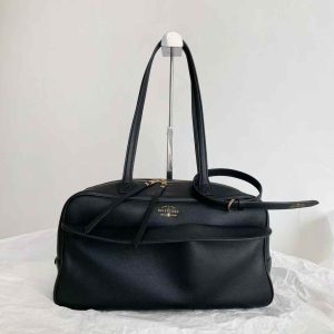 BALENCIAGA Women’s Carrie Bowling Bag Medium in Black