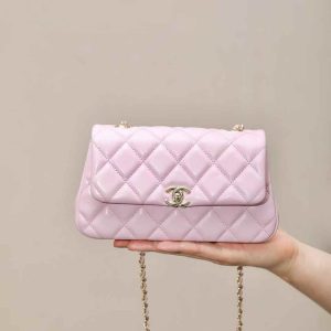 CHANEL FLAP PHONE HOLDER WITH CHAIN