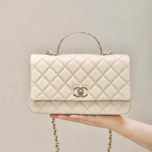 CHAENL Flap Bag with Top Handle