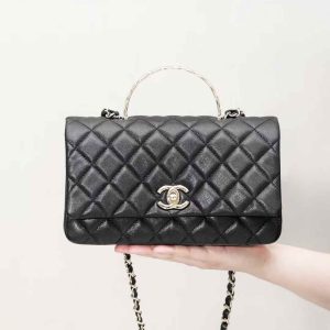 CHANEL Flap Bag with Top Handle