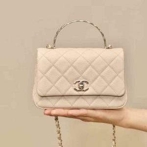 CHANEL Mini Flap Bag with Top Handle