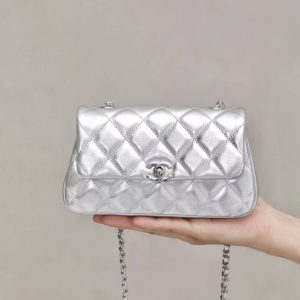 CHANEL FLAP PHONE HOLDER WITH CHAIN