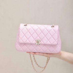 CHANEL FLAP PHONE HOLDER WITH CHAIN