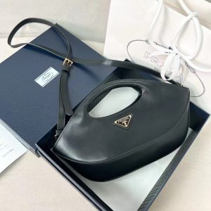 PRADA SoftCalf Leather Handbag 1BA421